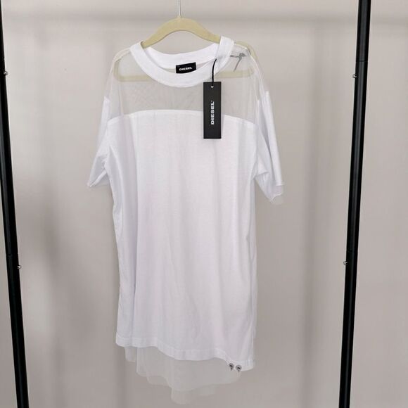 ⭕️ DIESEL KIDS White Dress Size 6 - Picture 3 of 7